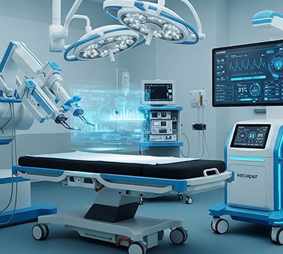Modern space layout and equipment