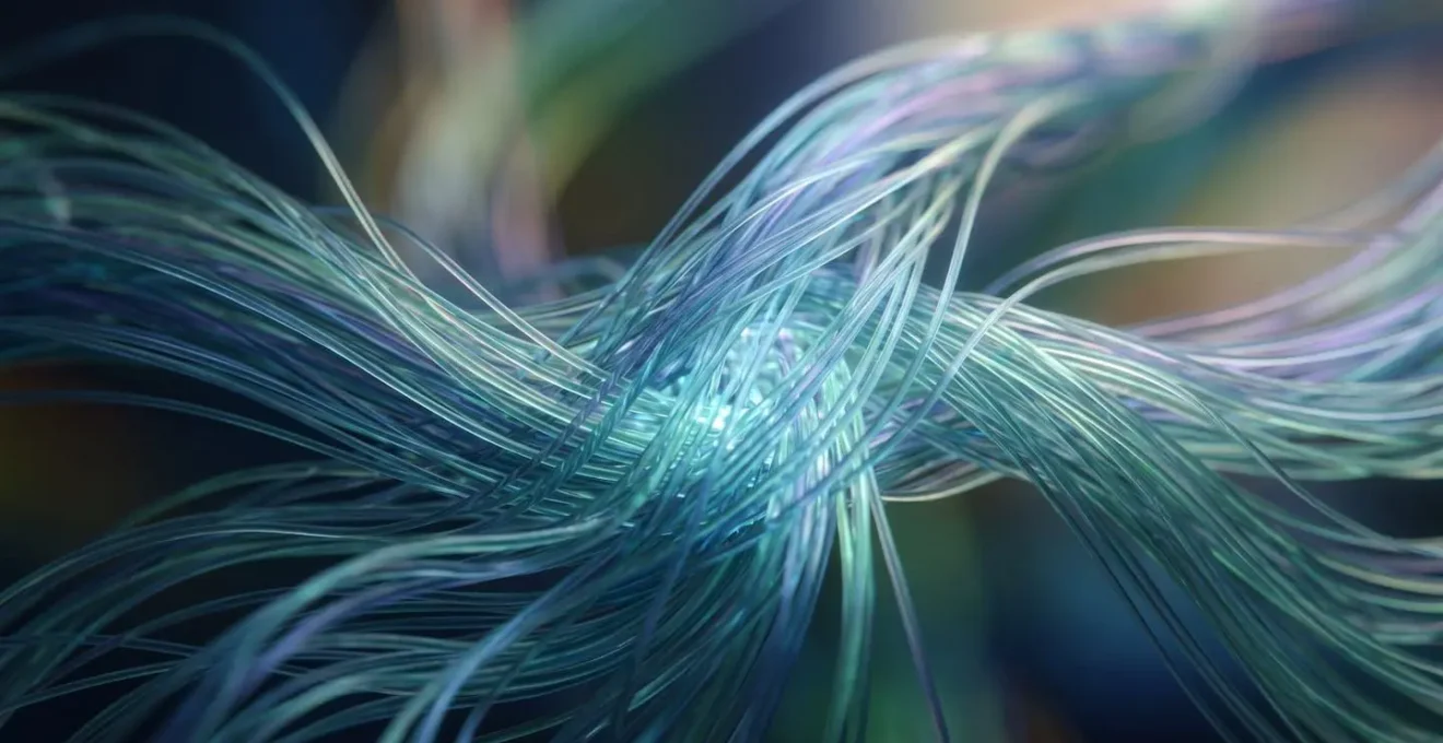 Close-up macro view of interconnected medical terminology networks representing SNOMED CT code mapping and healthcare interoperability